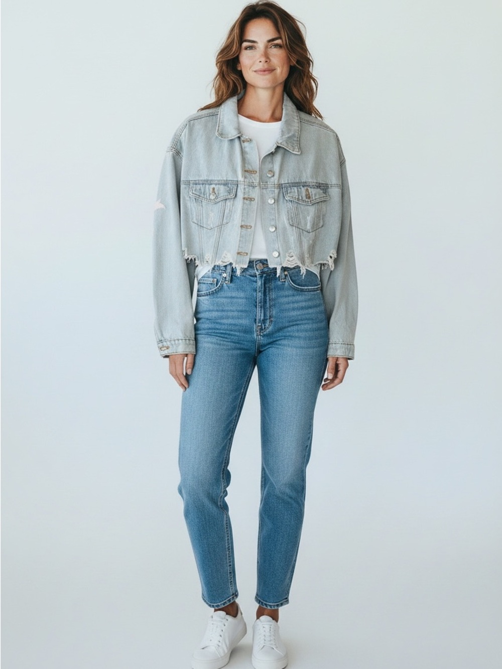 City of Angels Denim Jacket by Trio | Size M/L